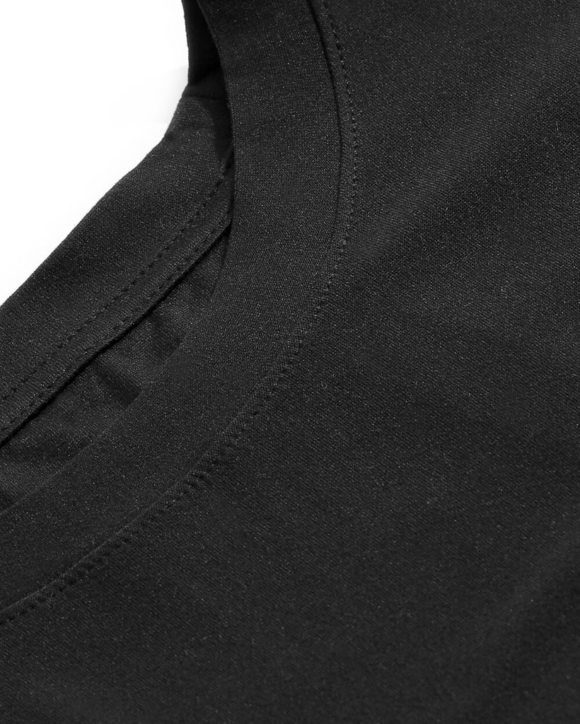 Long Sleeve Active Tee - Non-Branded-Black-Detail1