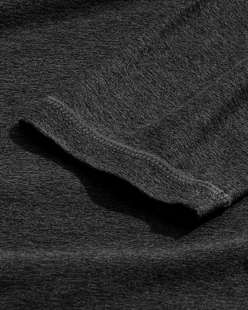 Long Sleeve Active Tee - Non-Branded-Charcoal-Detail2
