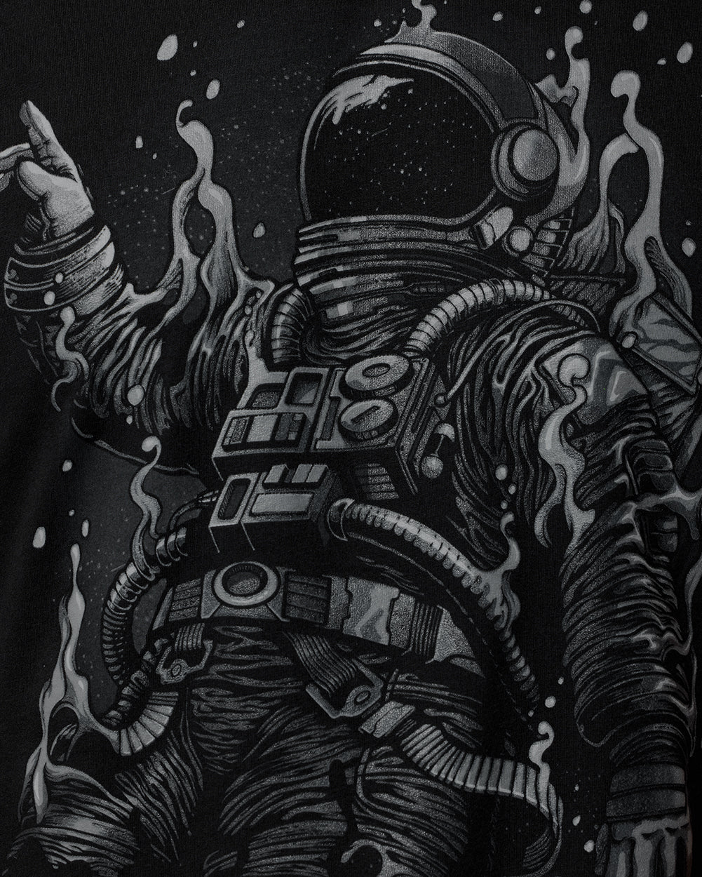 Astral Dissolve Glow-in-the-Dark Tee-Black-Regular-Detail--Nico---L