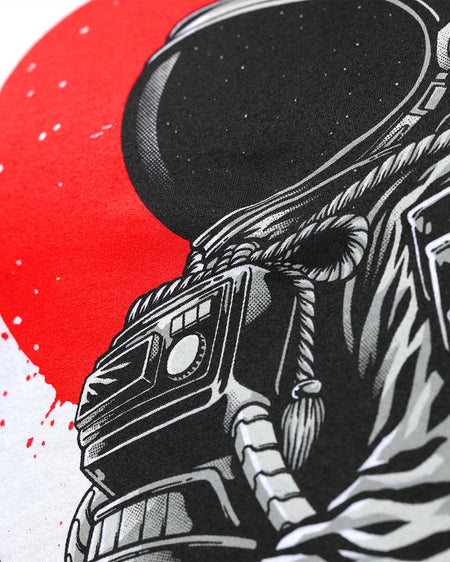 Astro Samurai Tee-White-Detail
