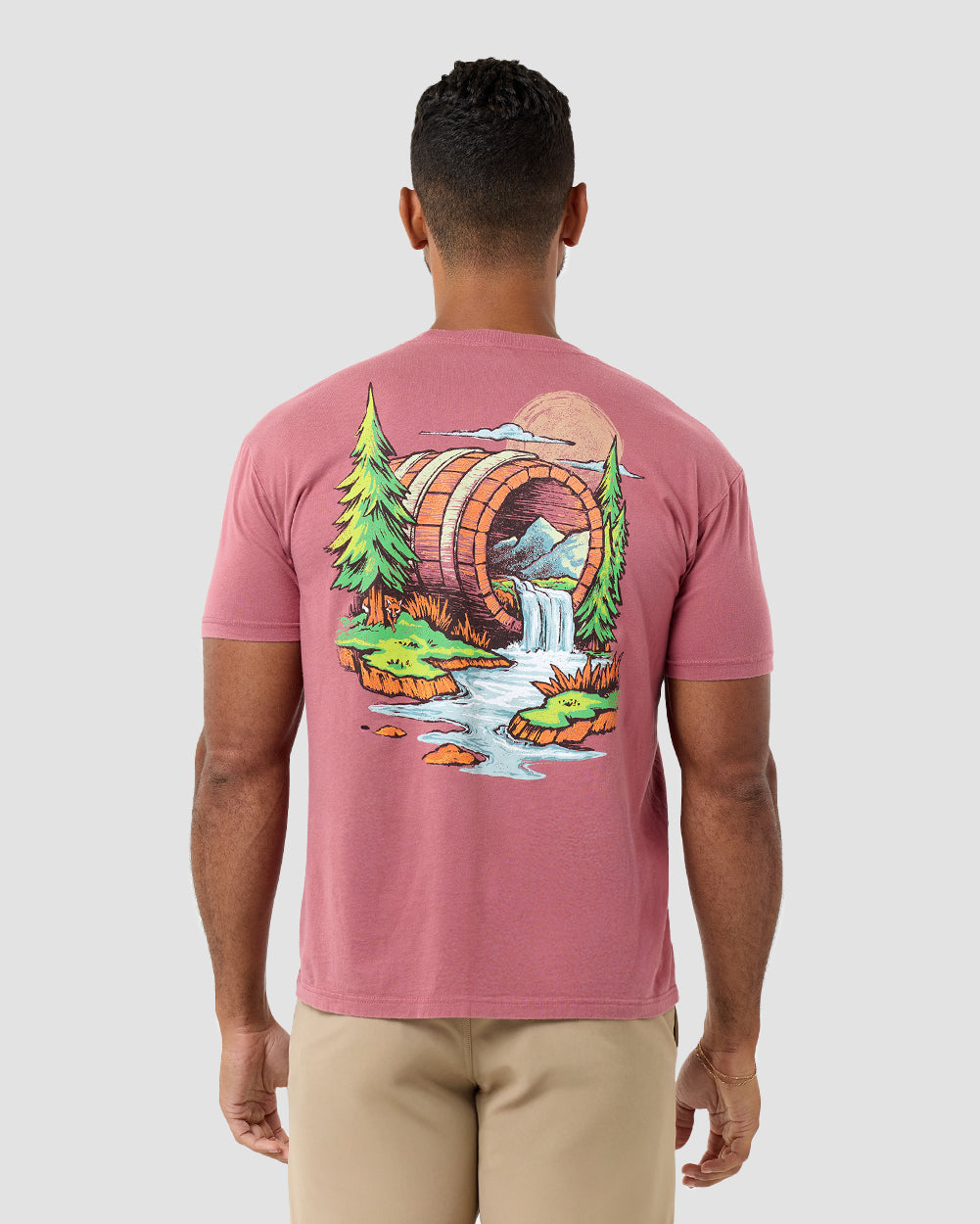 Barrel Falls Tee-Heather Mauve-Regular-Back--Nico---L