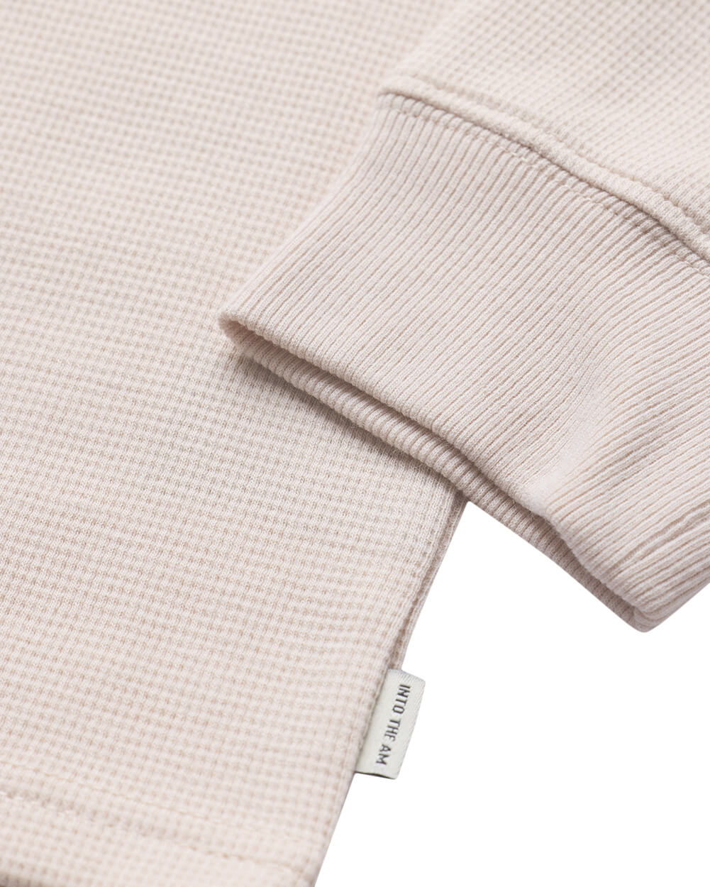 Long Sleeve Waffle Knit Henley-Beige-Detail--Model---M-Regular