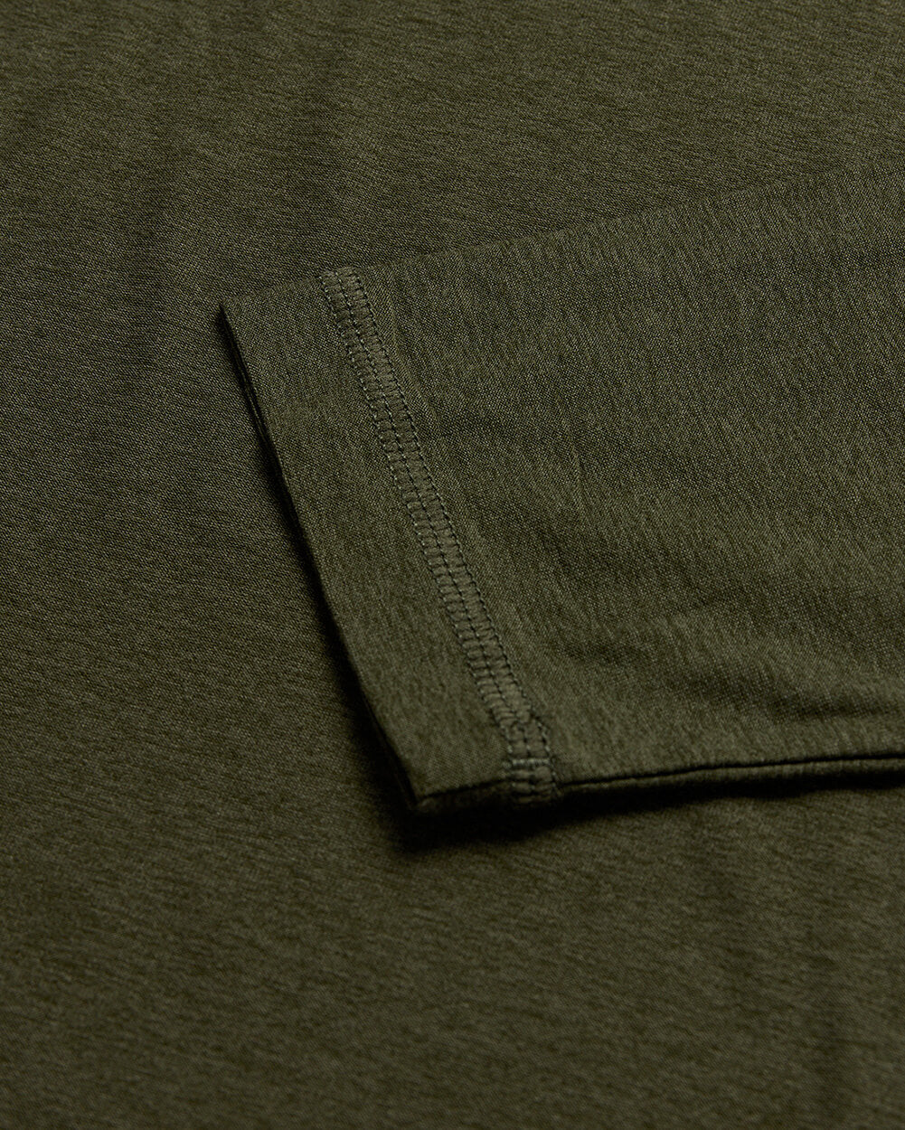 Long Sleeve Active Tee - Non-Branded-Midnight Olive-Regular-Detail--Model---L