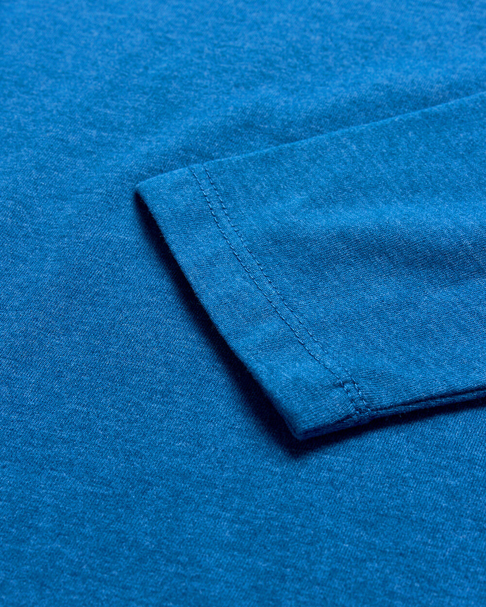 Long Sleeve Henley Tee - Non-Branded-Cool Blue-Regular-Detail--Zac---L