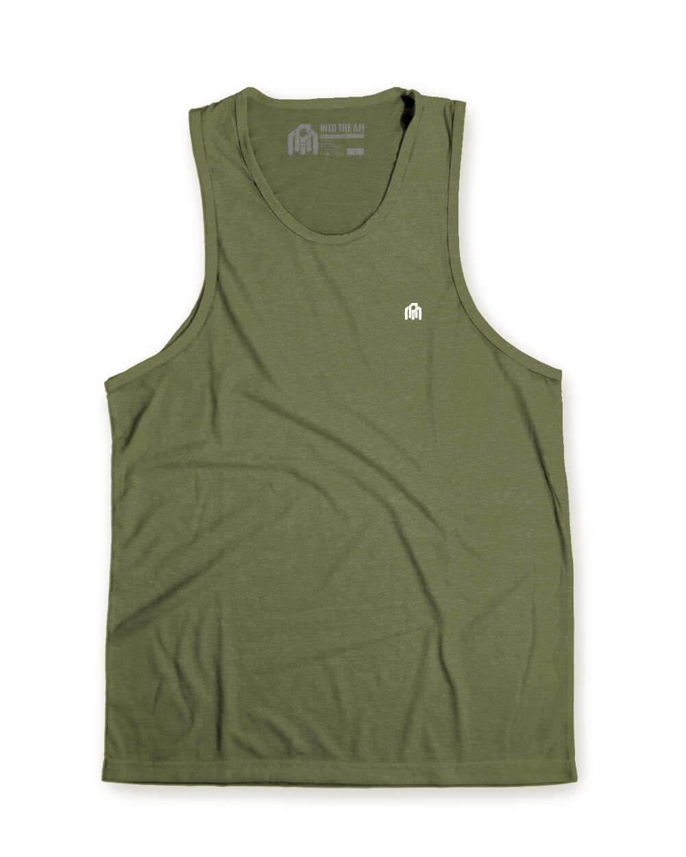 Tank - Branded-Olive Green-Regular-Mock--Alex---M