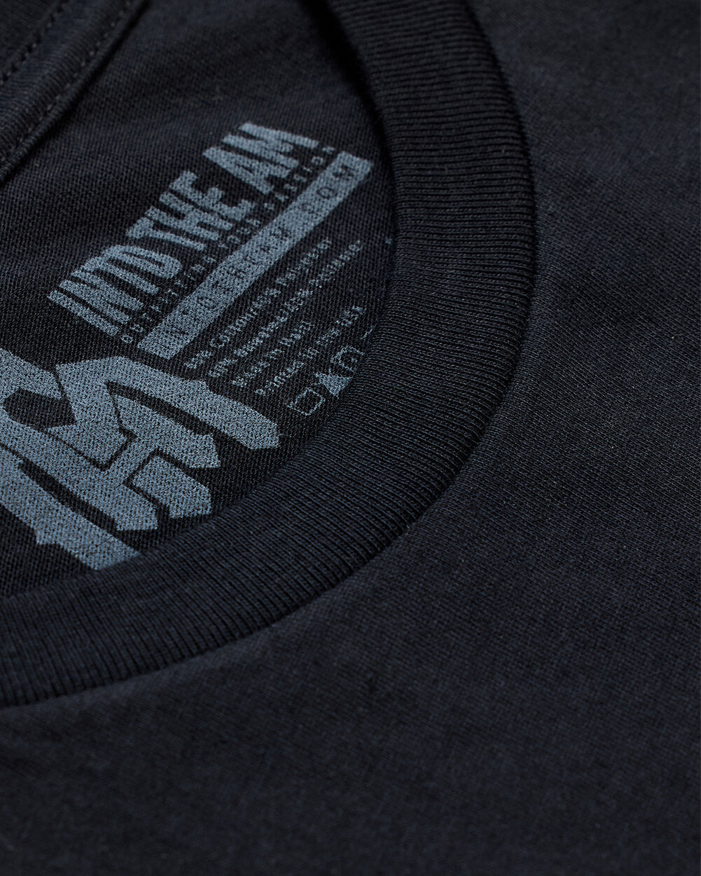 Basic Tee - Non-Branded-Black-Detail 1--Nico---L-Regular