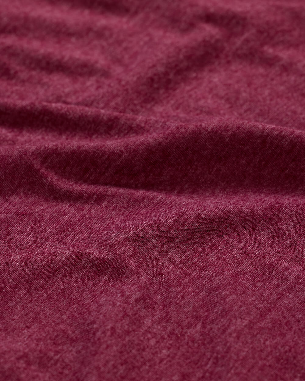 Basic Tee - Branded-Heather Maroon-Mock--Model---M-Regular