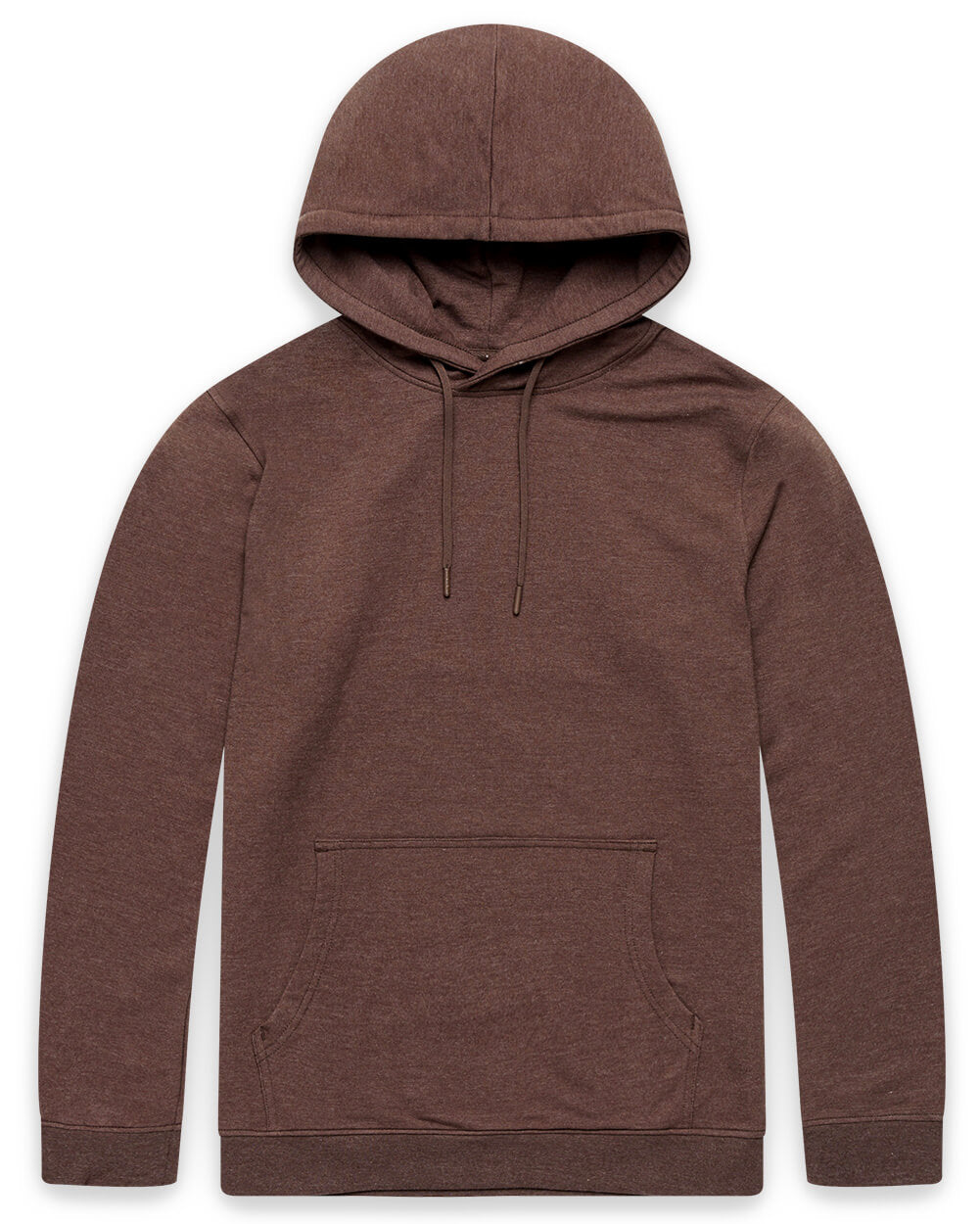 Pullover Hoodie (Classic Pocket) - Non-Branded-Brown-Regular-Mock--Zac---L