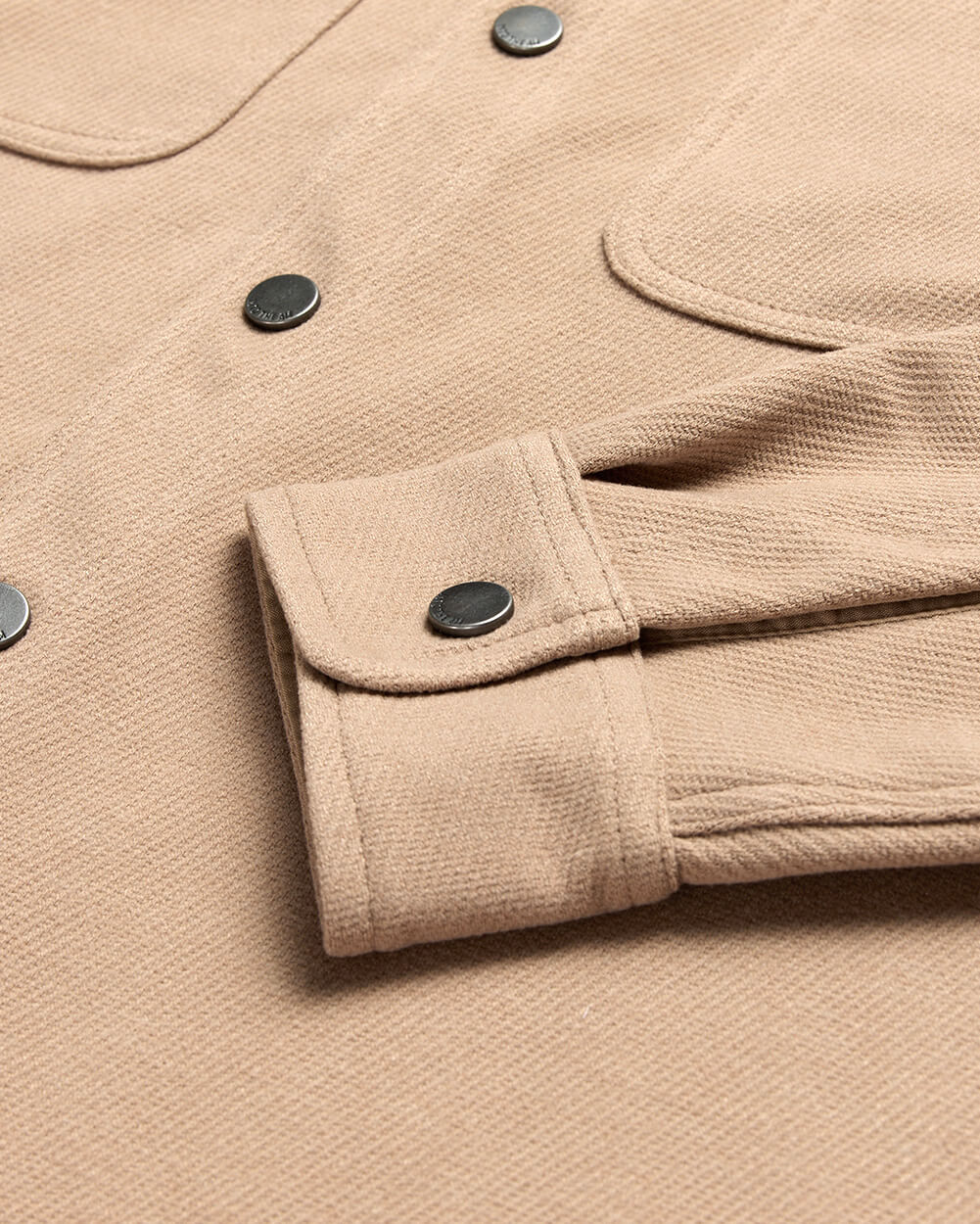 Sierra Shirt Jacket-Beige-Regular-Detail--Zac---L