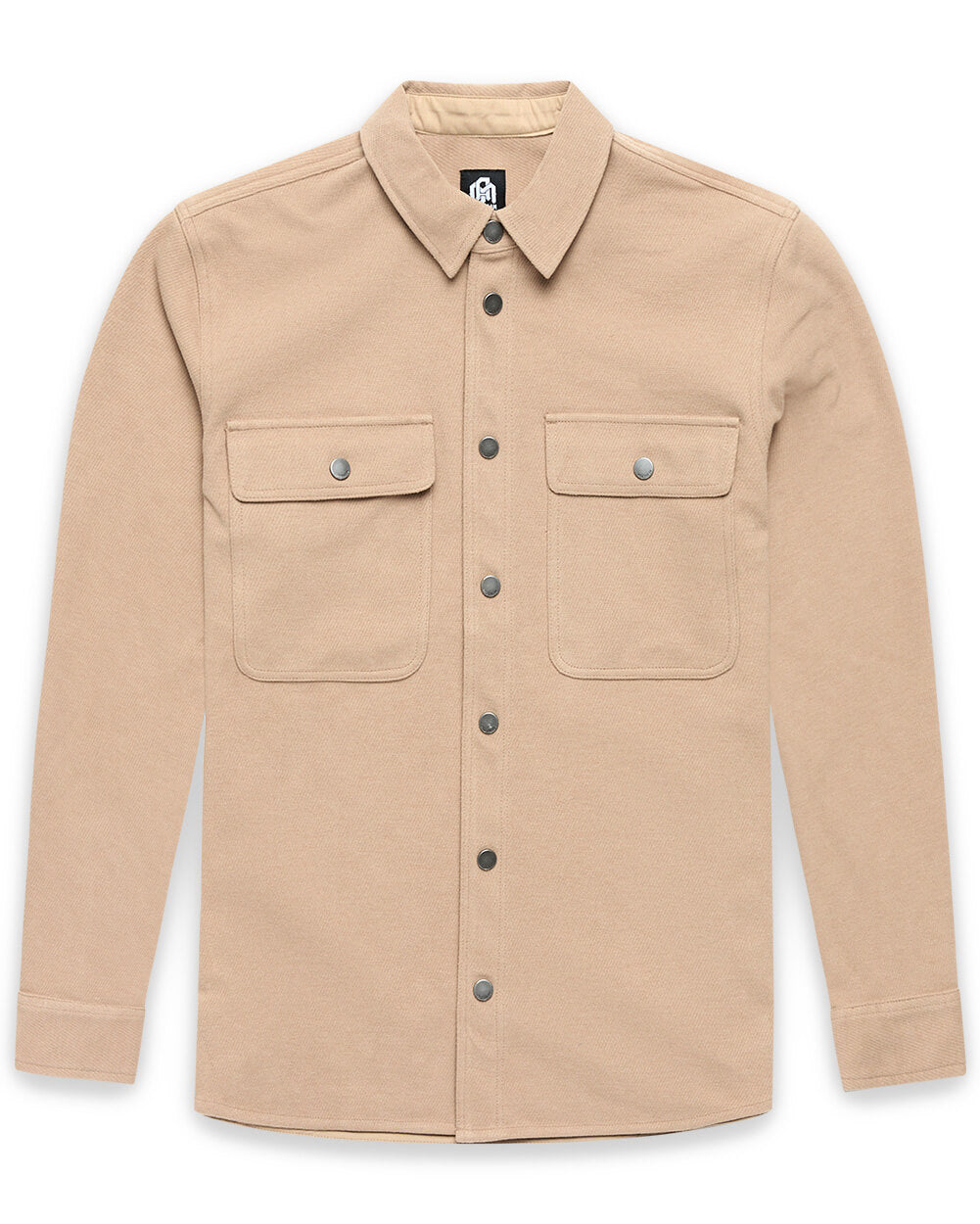 Sierra Shirt Jacket-Beige-Regular-Mock--Model---L