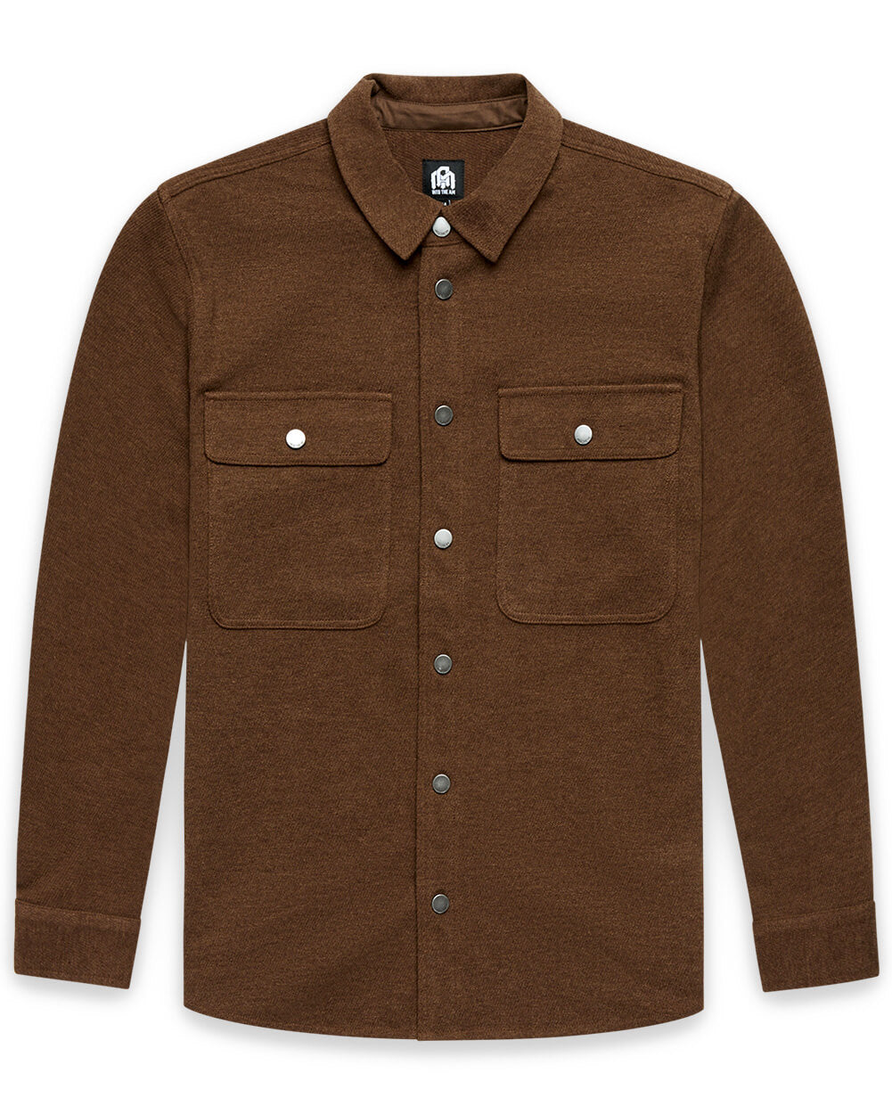 Sierra Shirt Jacket-Brown-Mock--Chase---M