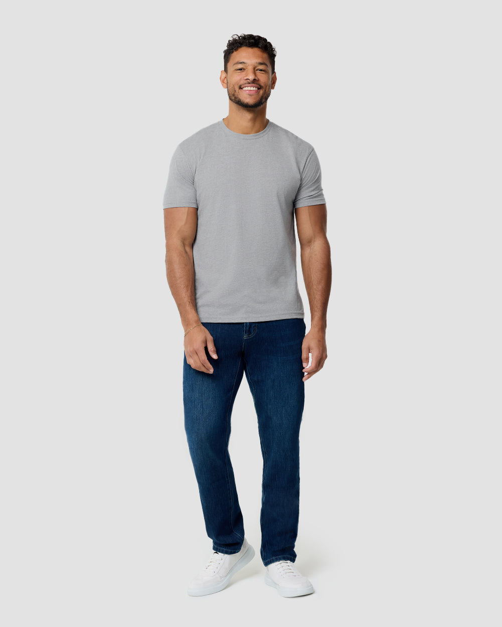 Basic Tee - Non-Branded-Grey-Detail--Alex---M-Regular