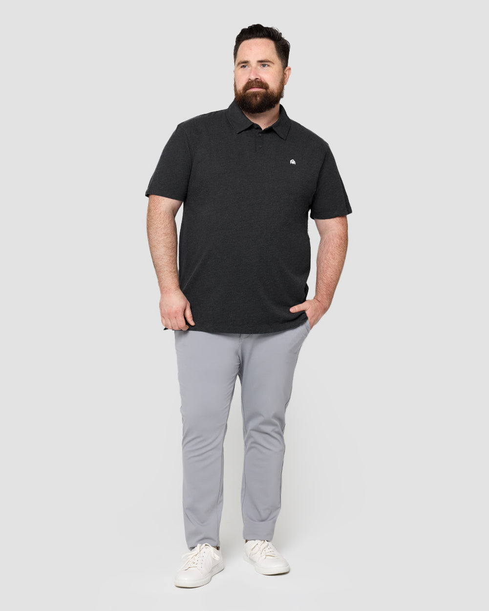 Polo - Branded-Charcoal-Full--Ross---2XL-Regular