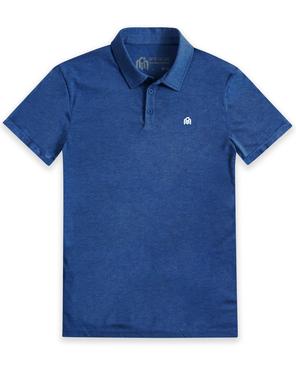 Polo - Branded-Royal Blue-Mock-Regular