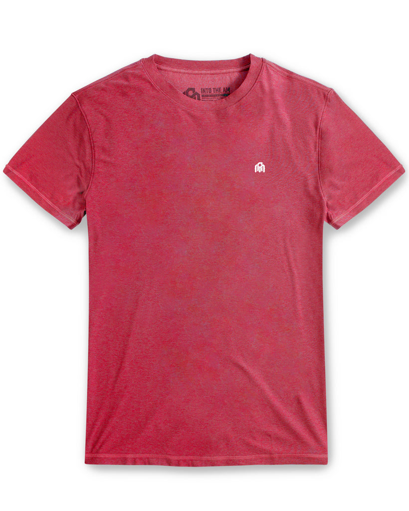 Active Tee - Branded-Red-Front