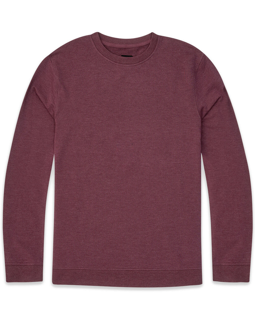 Crewneck Sweatshirt - Non-Branded-Maroon-Front