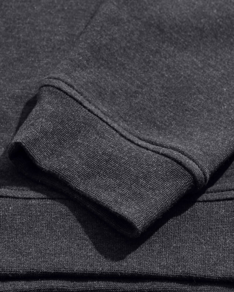 Crewneck Sweatshirt - Non-Branded-Charcoal-Detail 3