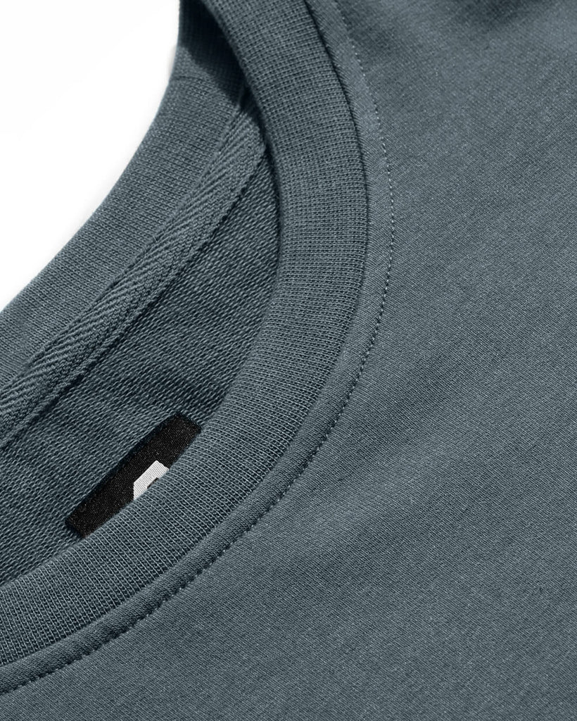 Crewneck Sweatshirt - Non-Branded-Indigo-Detail