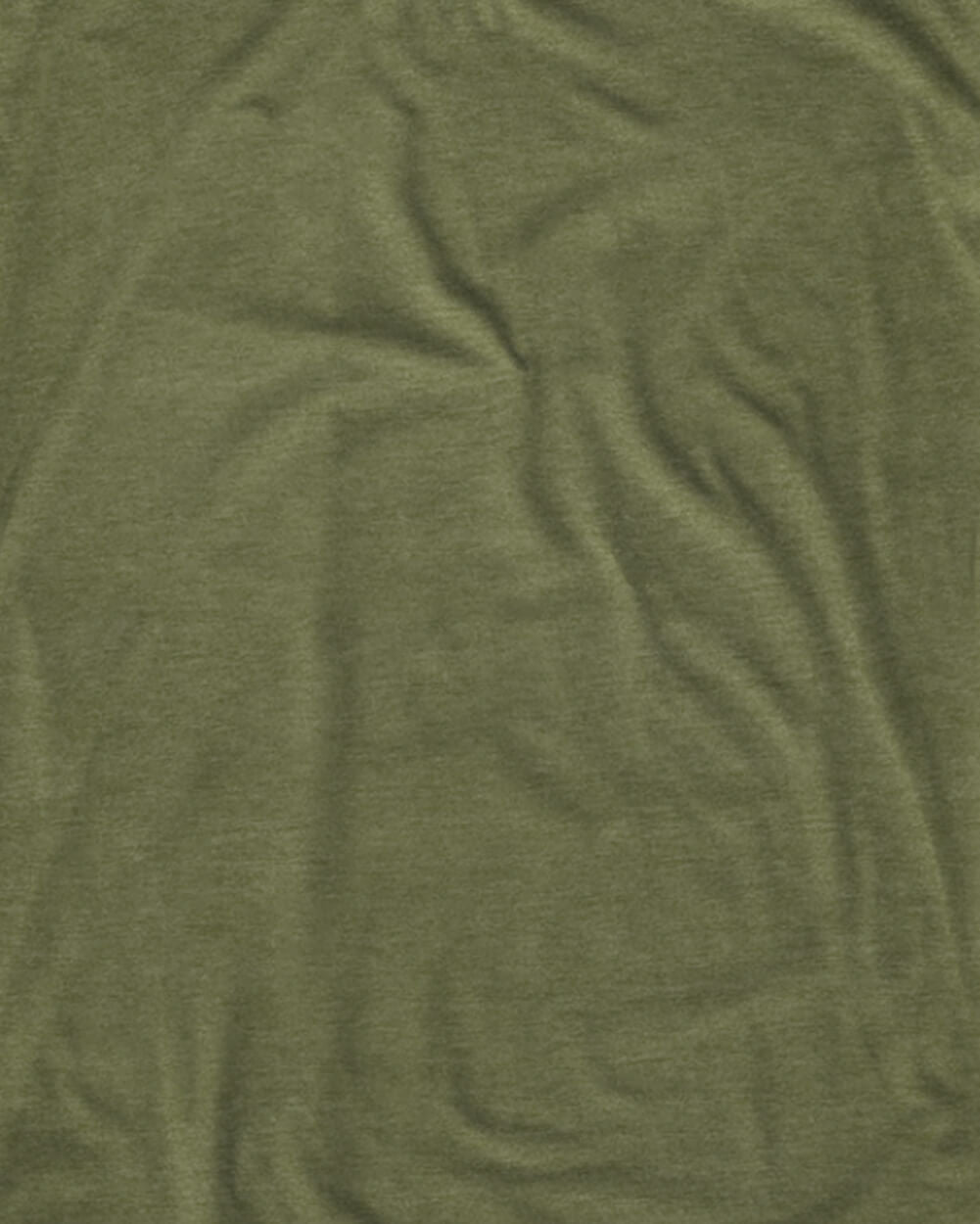 V-Neck Tee - Non-Branded-Olive Green-Regular-Detail--Model---L