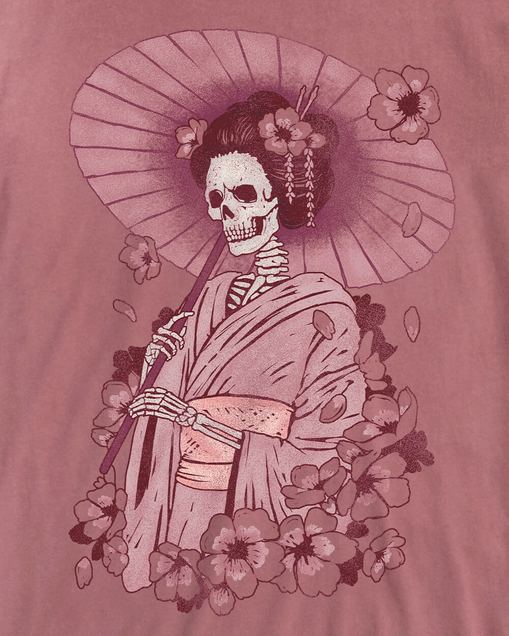 Eternal Beauty Vintage Tee-Vintage Mauve-Regular-Swatch--Model---L