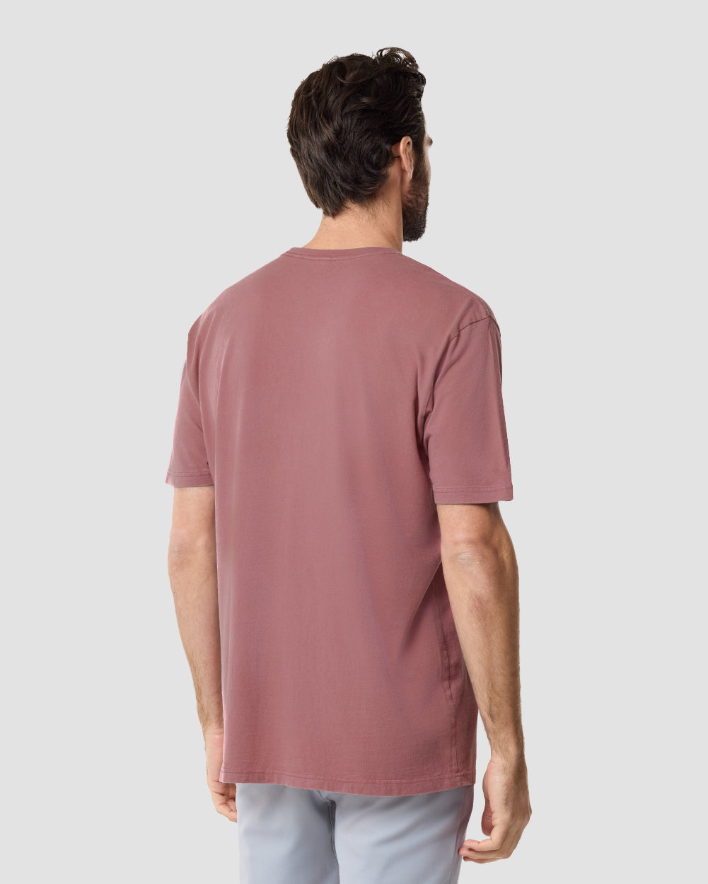 Eternal Beauty Vintage Tee-Vintage Mauve-Regular-Back--Model---L