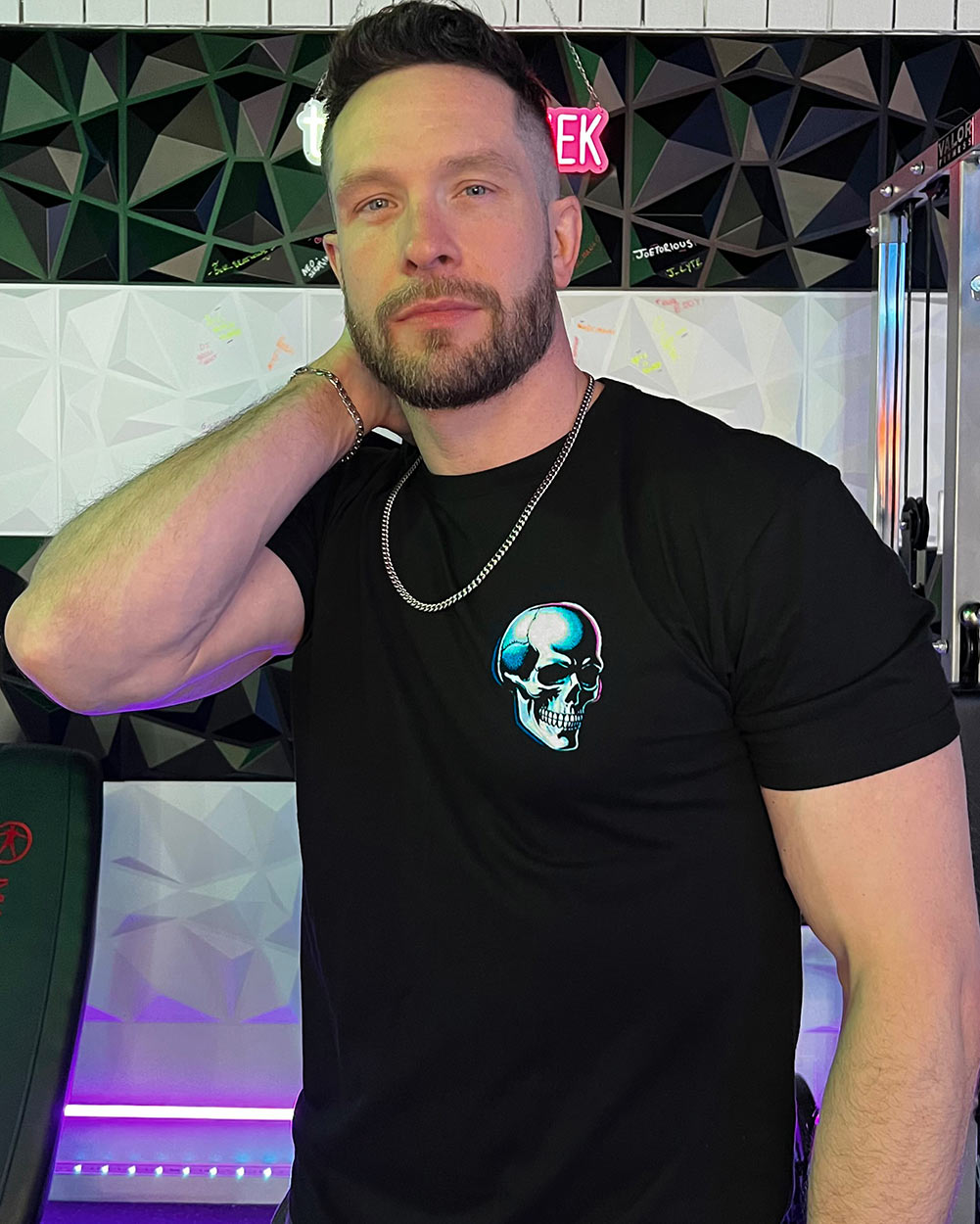 Eternal Champion Tee-Black-Regular-Lifestyle--Model---L