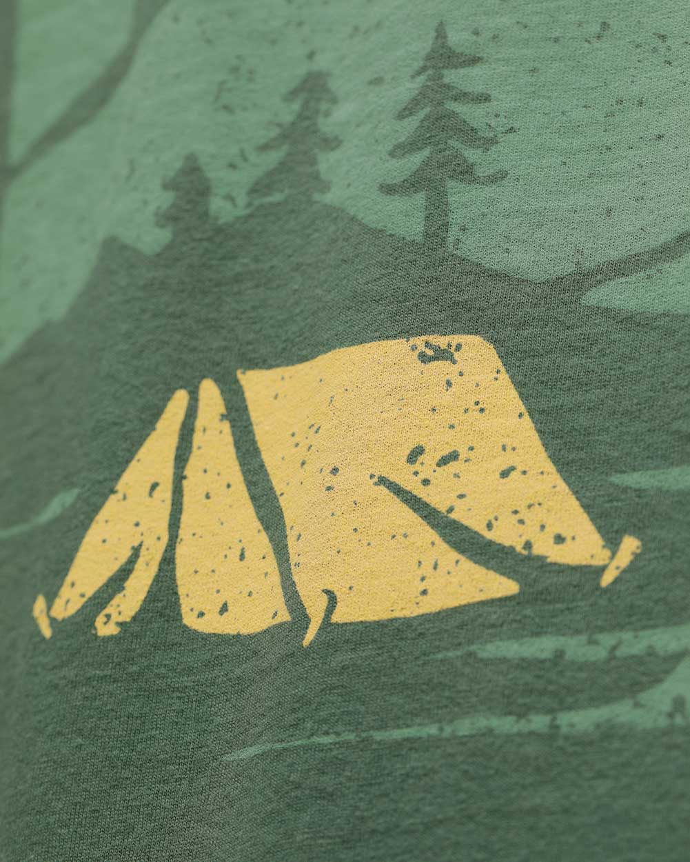 Evergreen Vintage Tee-Vintage Royal Pine-Detail
