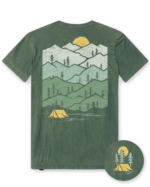 Ameri VINTAGE MEDI DRAWING UNEVEN TEE