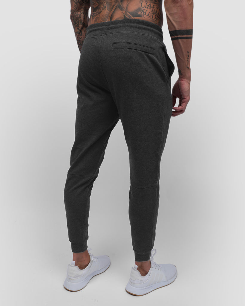 Fleece Joggers - Non-Branded-Charcoal-Back--Zach---L