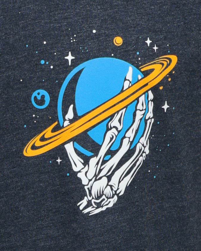 Floral Orbit Tank-Navy-Regular-Detail--Model---L