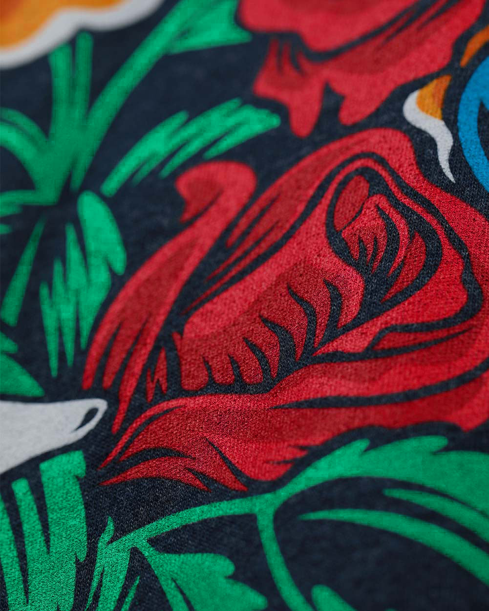 Floral Orbit Tank-Navy-Regular-Detail--Alex---M