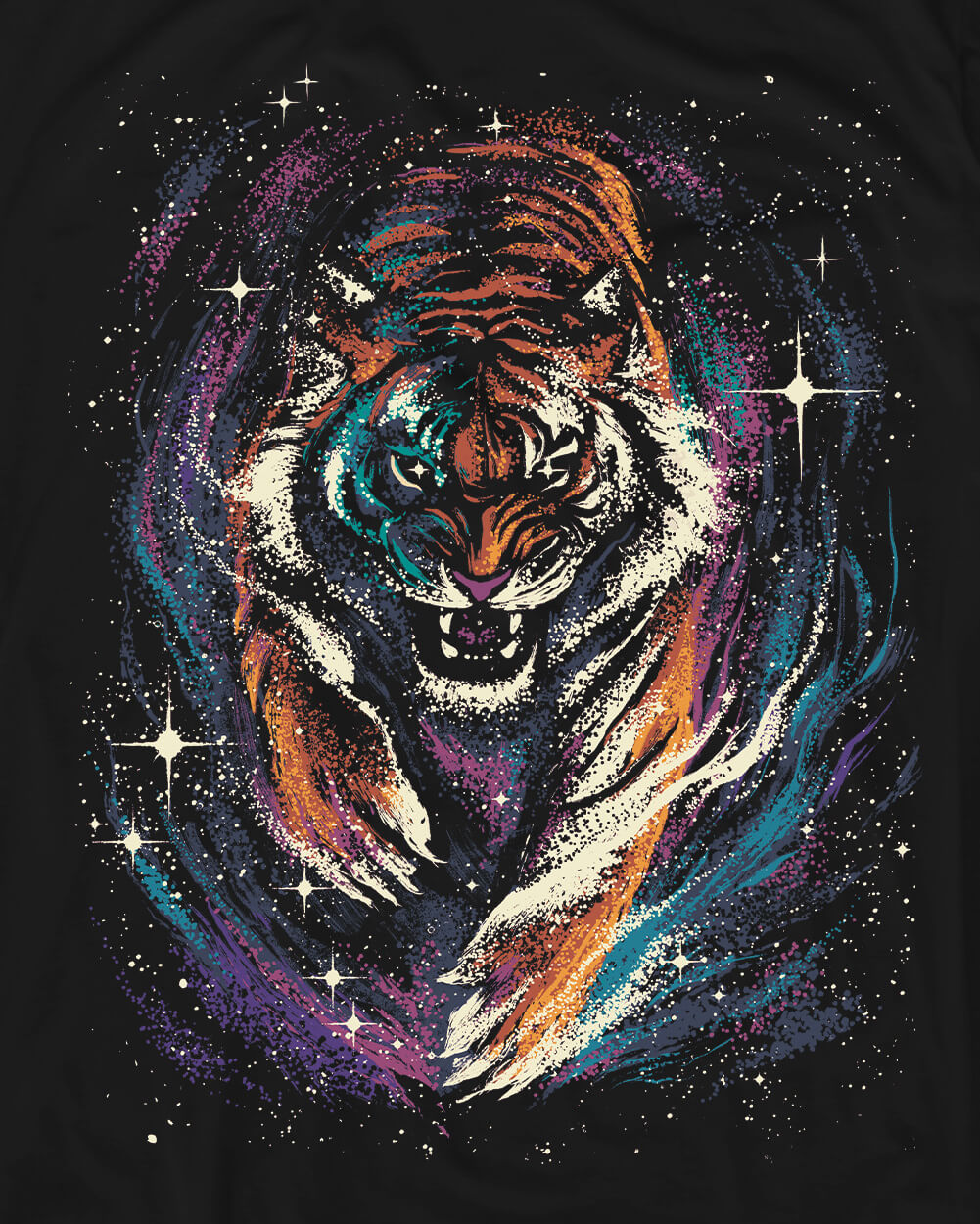 Galactic Fury Tee-Black-Regular-Swatch--Model---L