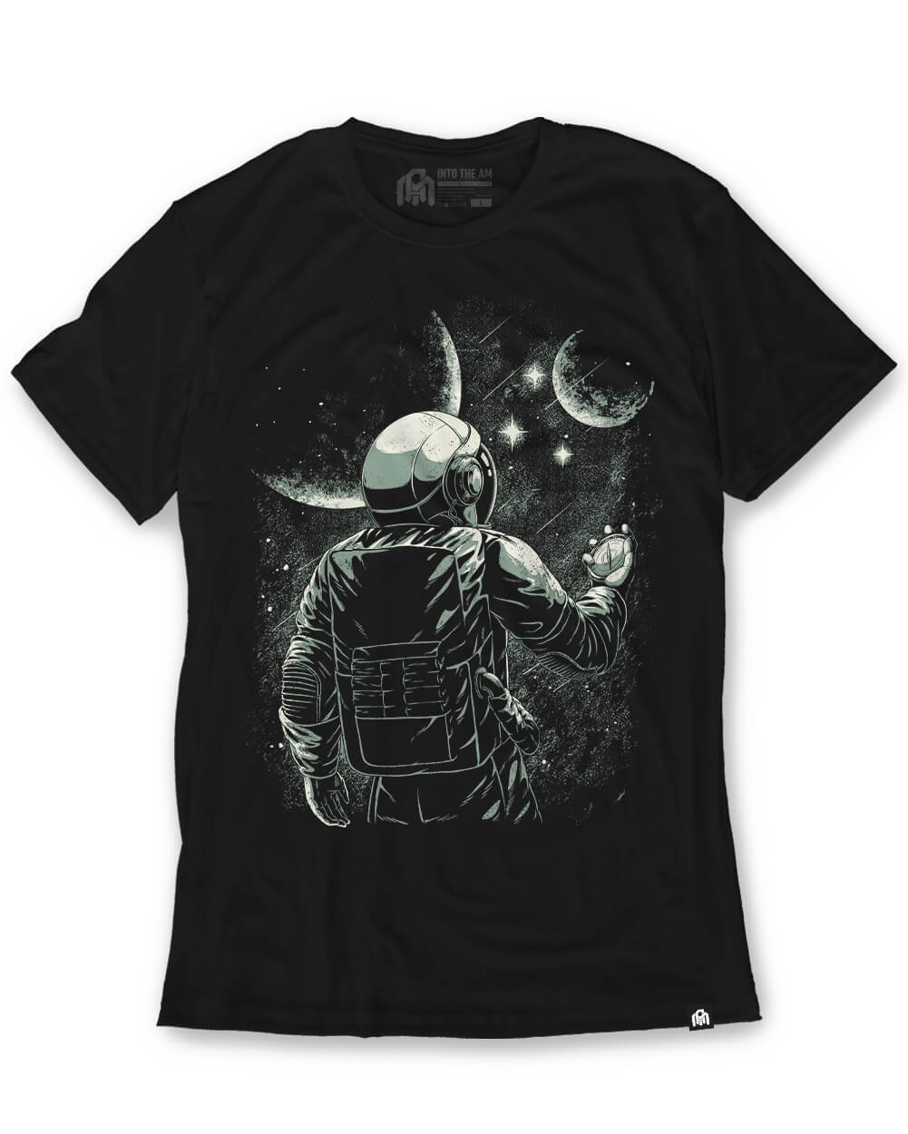 Galaxy Guide Tee-Black-Regular-Mock--Model---L