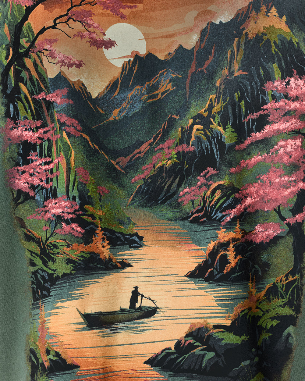 Golden Reflections Vintage Tee-Vintage Royal Pine-Regular-Detail--Clayton---M