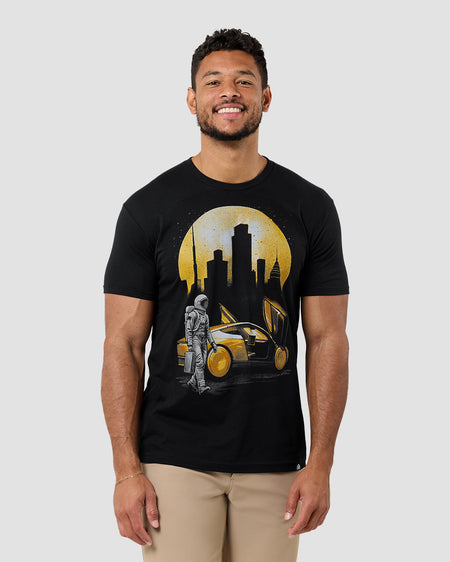 Golden Transit Glow-in-the-Dark Tee-Black-Regular-Front--Nico---L