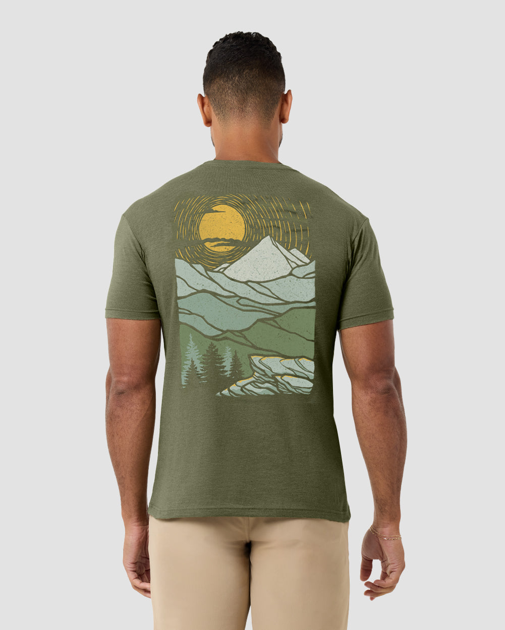 Emerald Ridge Tee-Olive Green-Regular-Back--Nico---L