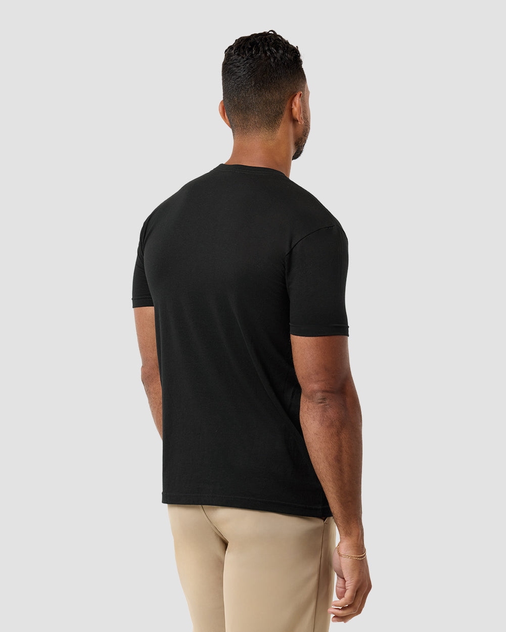 Galaxy Guide Tee-Black-Regular-Back--Model---L