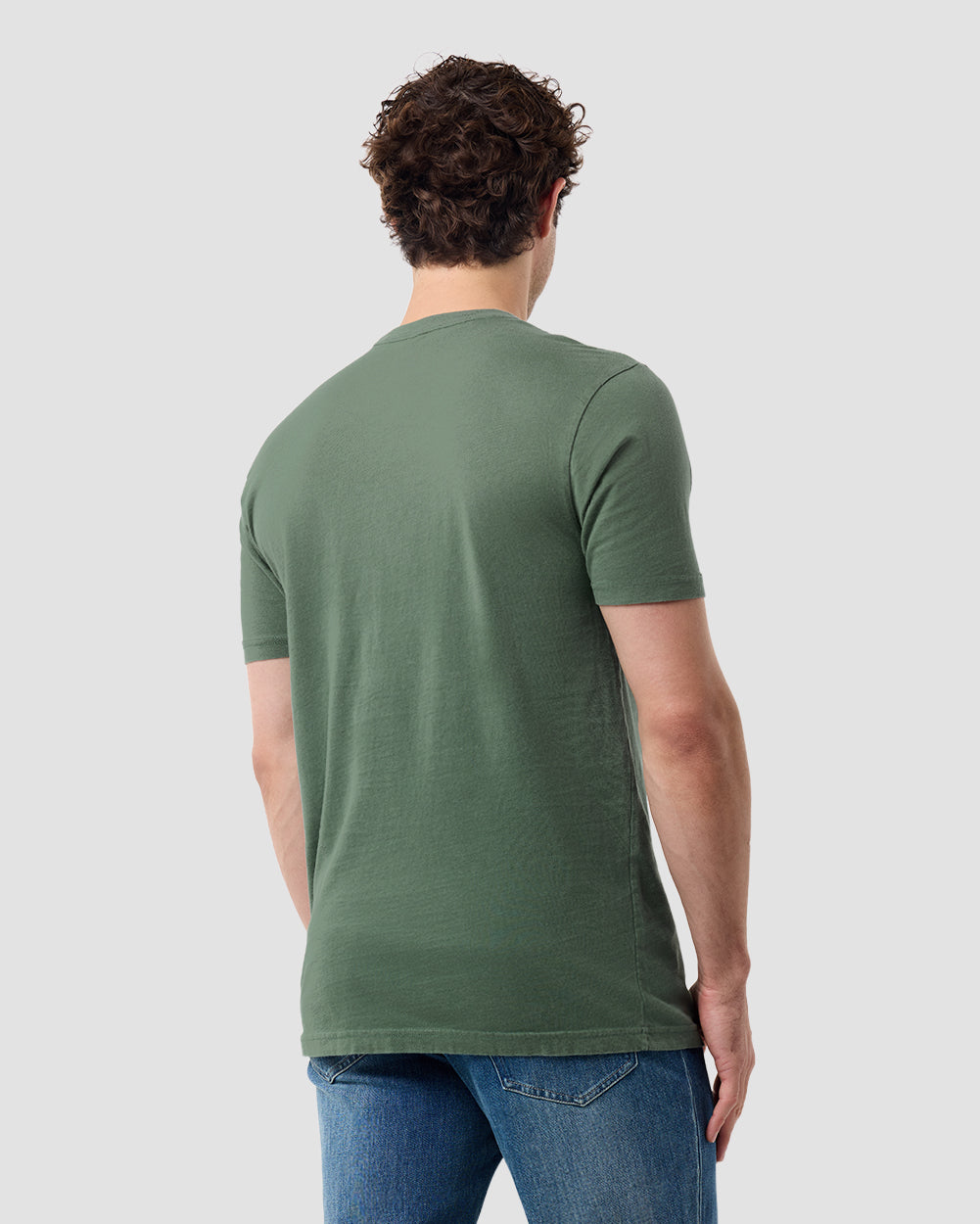 Primal Pines Vintage Tee-Vintage Royal Pine-Regular-Back--Model---L