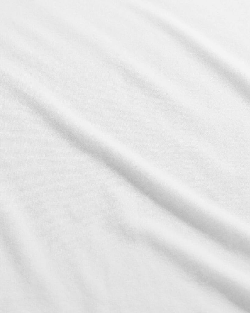 Long Sleeve Henley Tee - Non-Branded-White-Macro