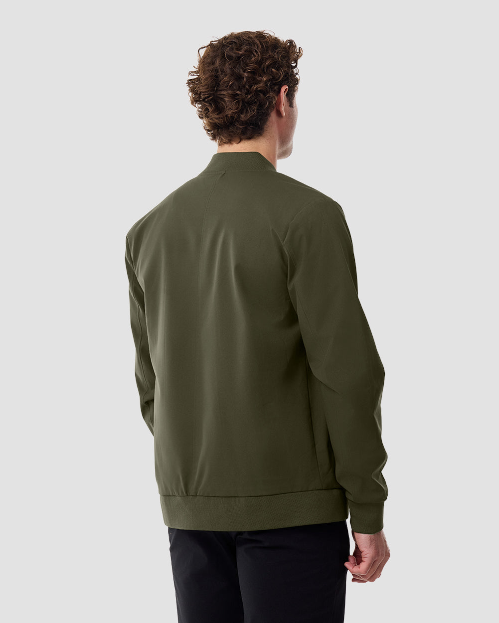 Heritage Bomber Jacket-Midnight Olive-Regular-Back--Chase---M