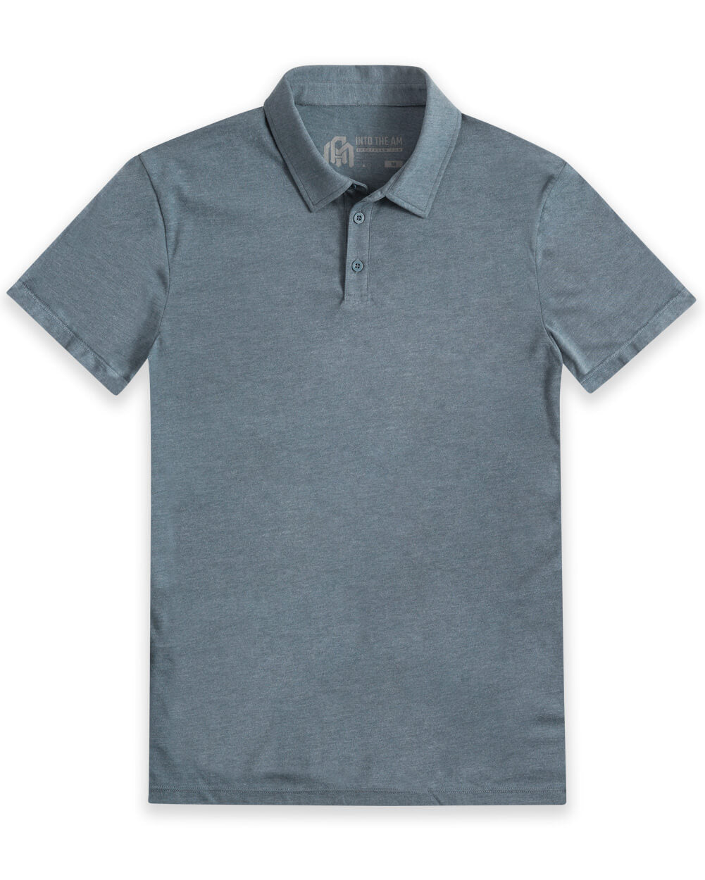Polo - Non-Branded-Indigo-Front-Regular