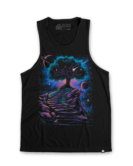 Infinity Steps Tank-Black-Regular-Mock--Model---L