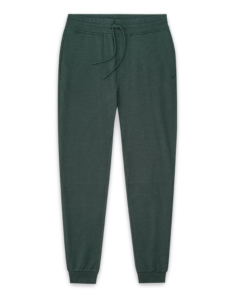 Fleece Joggers - Non-Branded-Forest Green-Front