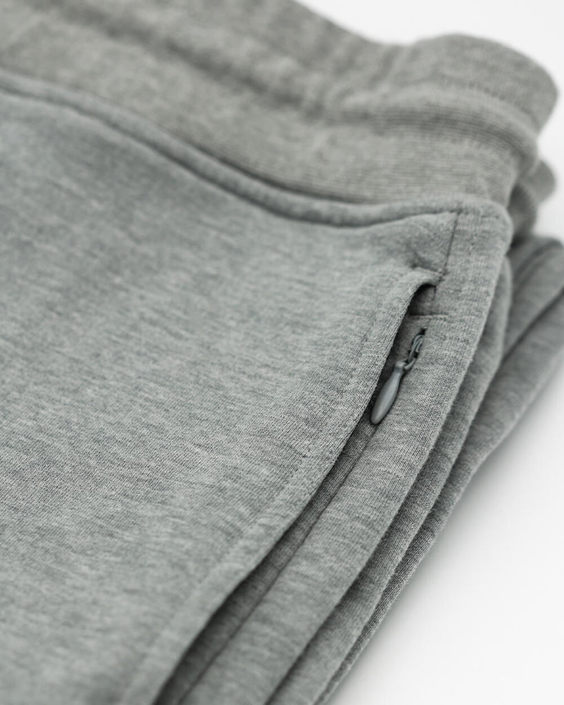 Fleece Joggers - Non-Branded-Grey-Macro