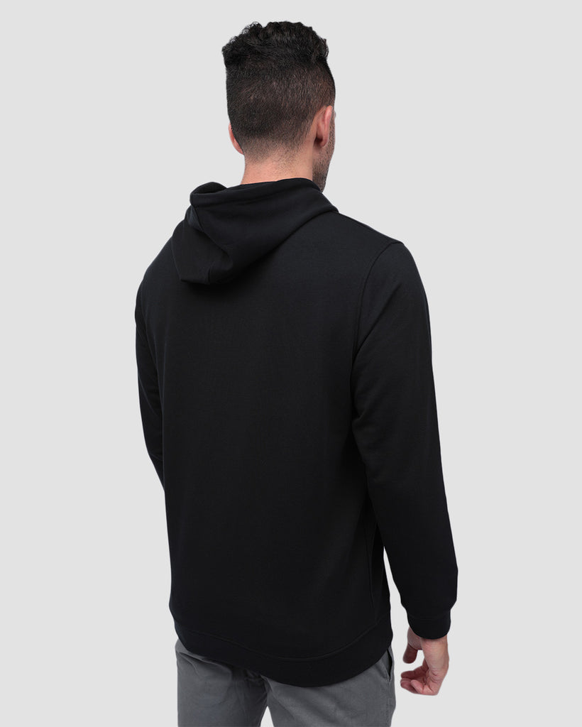 Pullover Hoodie (Classic Pocket) - Non-Branded-Black-Back--Zach---L