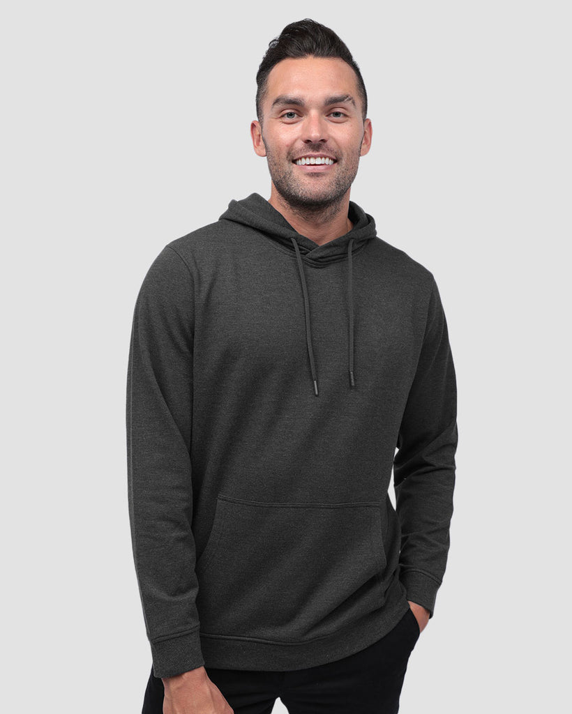 Pullover Hoodie (Classic Pocket) - Non-Branded-Charcoal-Front--Zach---L