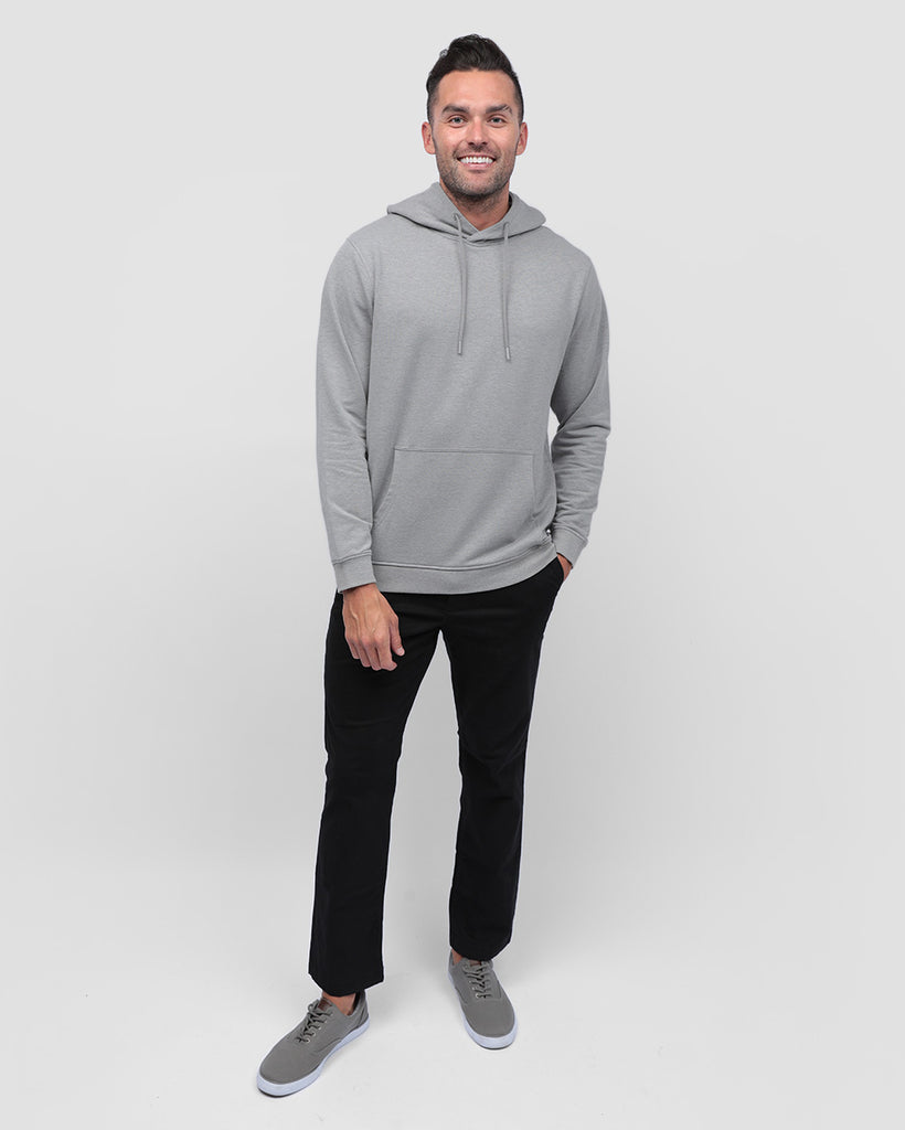 Pullover Hoodie (Classic Pocket) - Non-Branded-Grey-Full--Zach---L