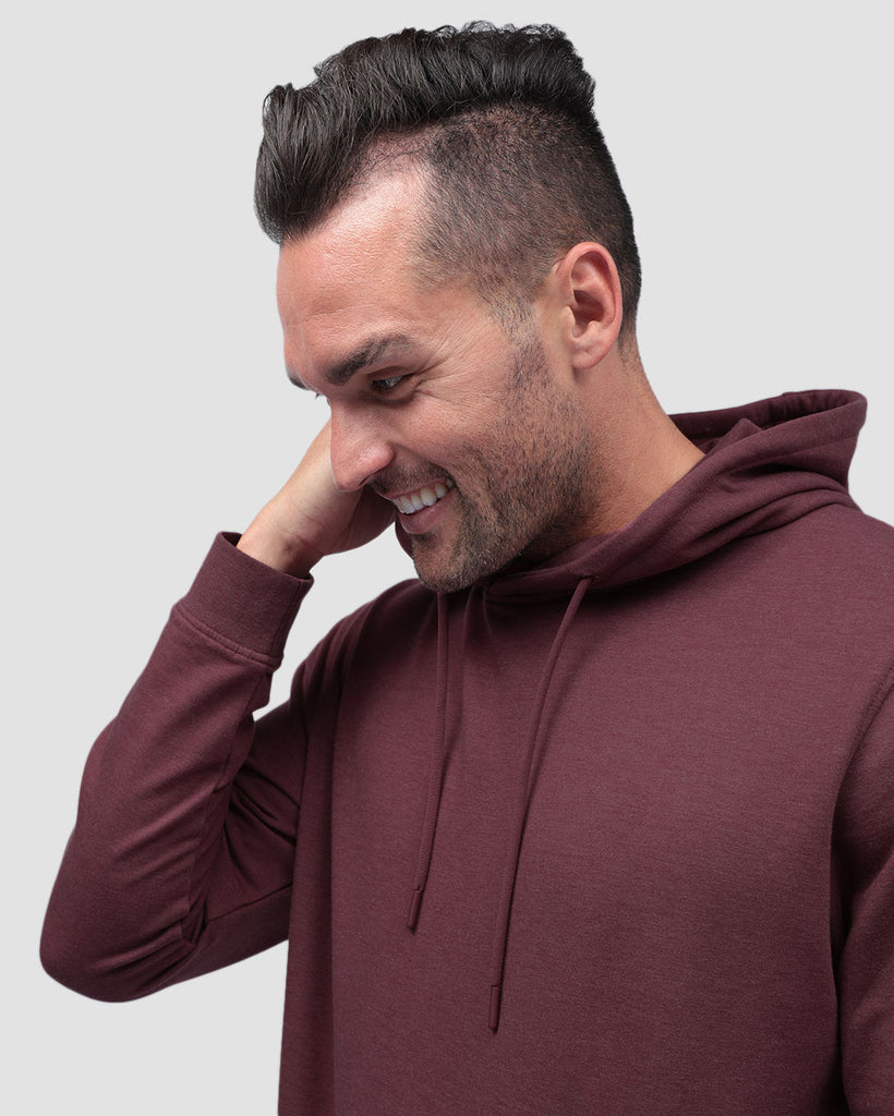 Pullover Hoodie (Classic Pocket) - Non-Branded-Maroon-Lifestyle--Zach---L