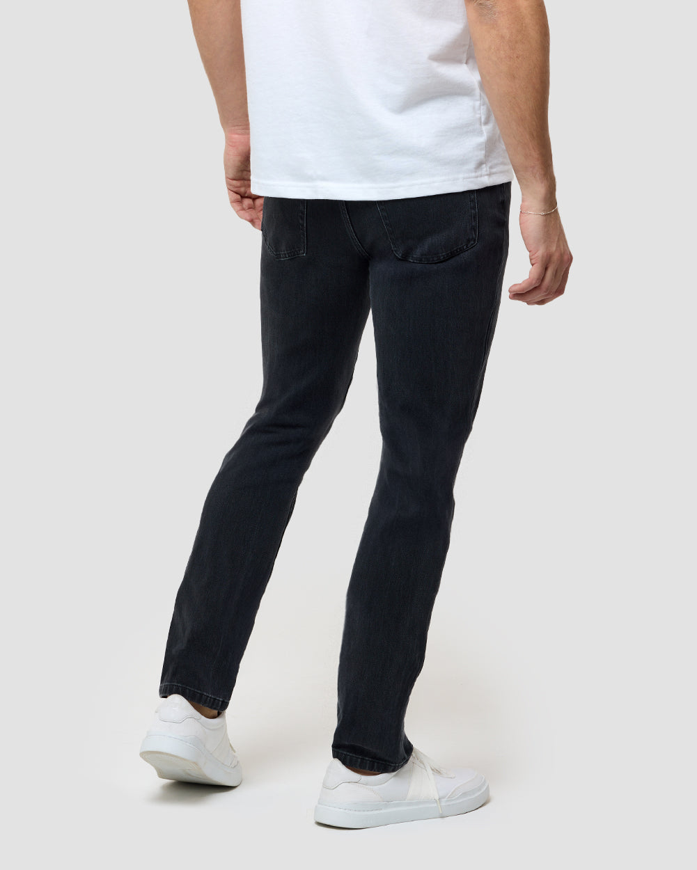 Legacy Stretch Denim Jeans-Dark Grey-32"-Regular-Back--Erich---32