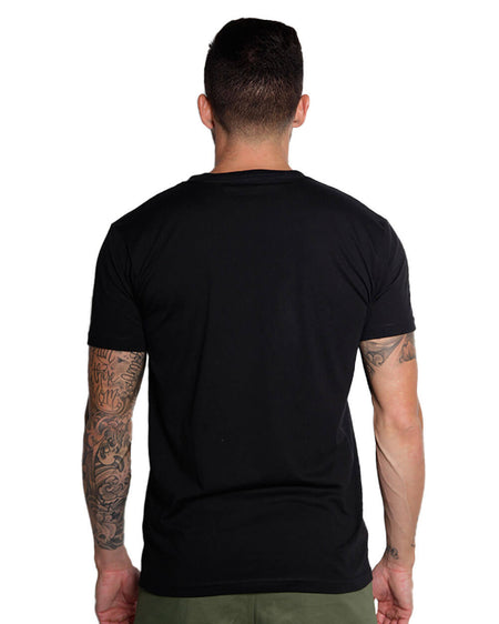 V-Neck Tee - Non-Branded-Black-Regular-Back